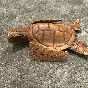 12x9 wood sea turtle